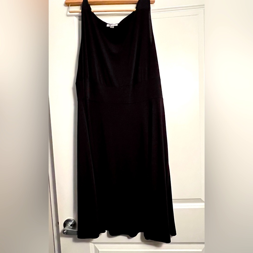 Black Midi Dress Lane Bryant 18/20 Plus